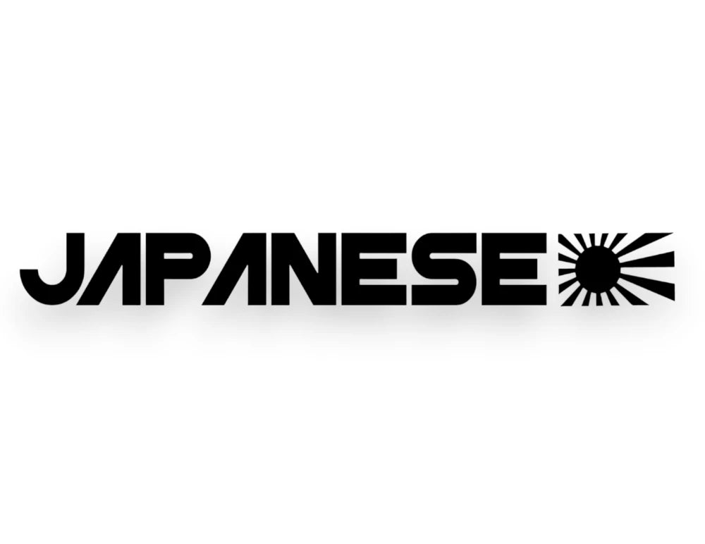 Japanese JDM Flag Sticker - Decal - STICKERNERD.COM