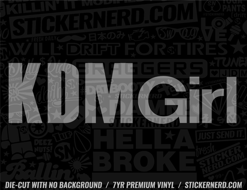 KDM Girl Sticker - Decal - STICKERNERD.COM