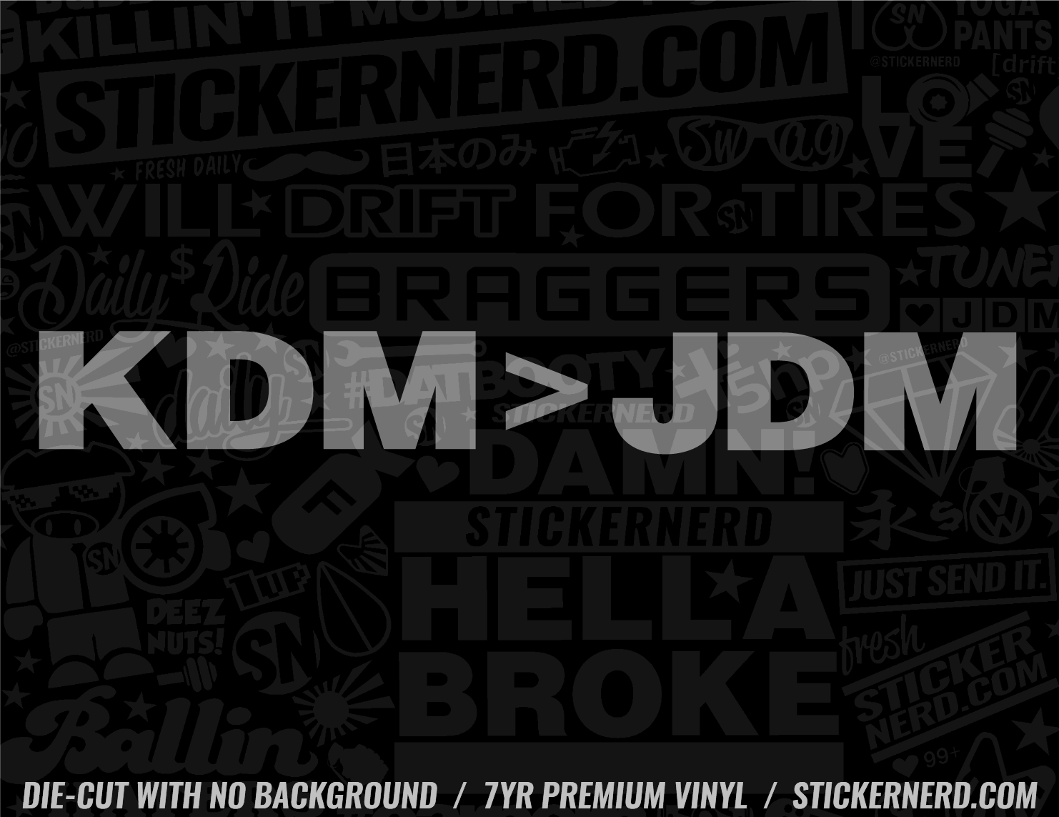 KDM Stickers & Decals - Korean Car Stickers - StickerNerd.com