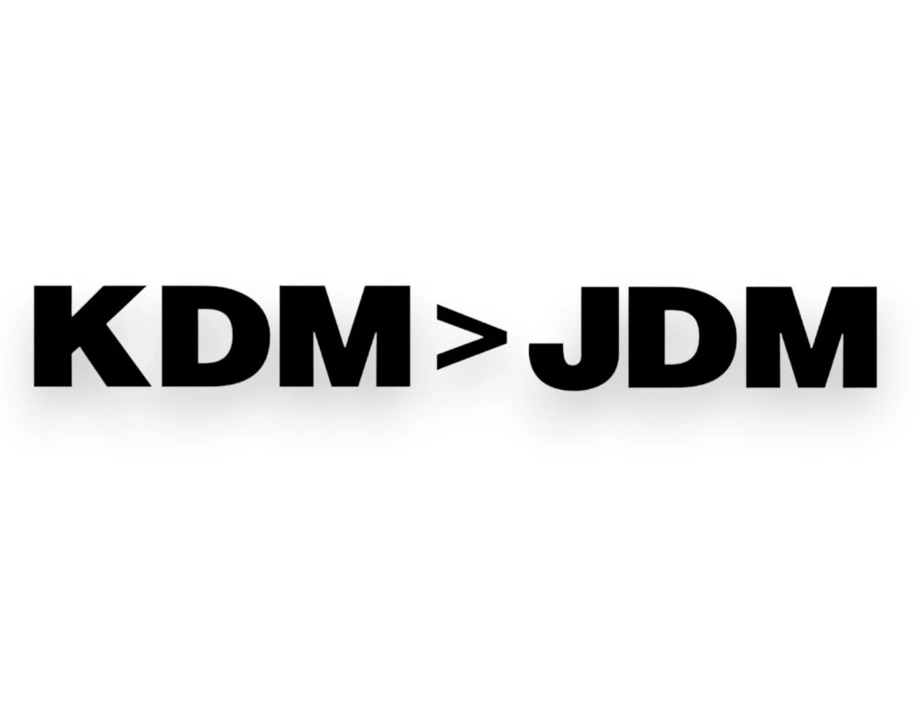 KDM > JDM Sticker - Window Decal - STICKERNERD.COM