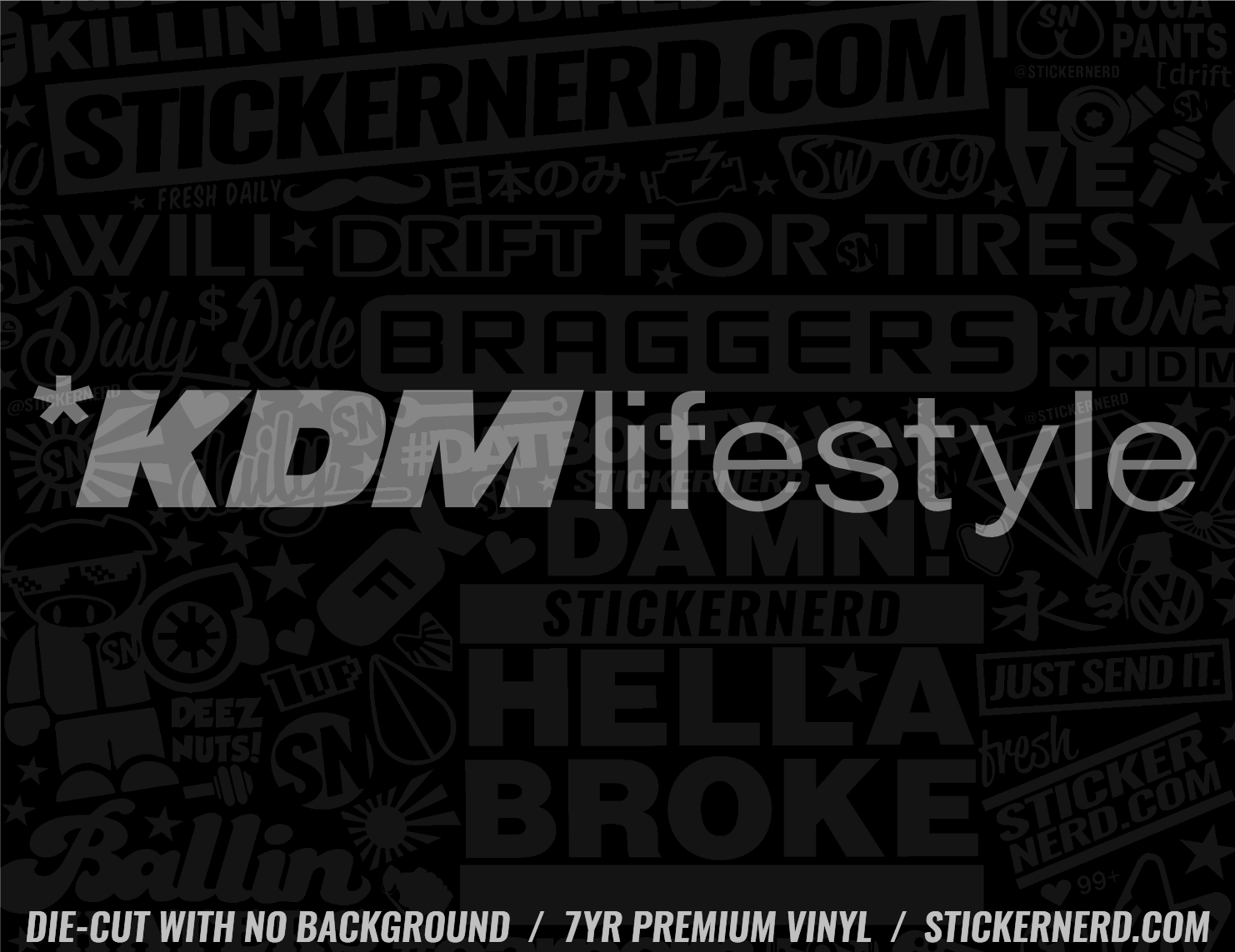 KDM Lifestyle Sticker - Window Decal - STICKERNERD.COM