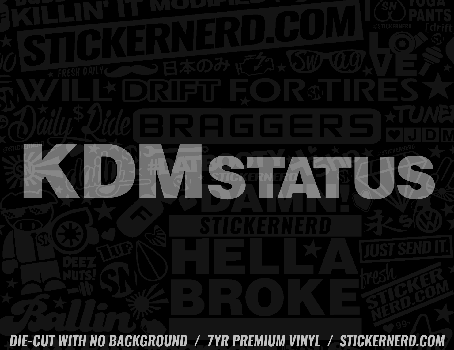 KDM Status Sticker – StickerNerd.com