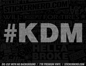 KDM Sticker - Decal - STICKERNERD.COM