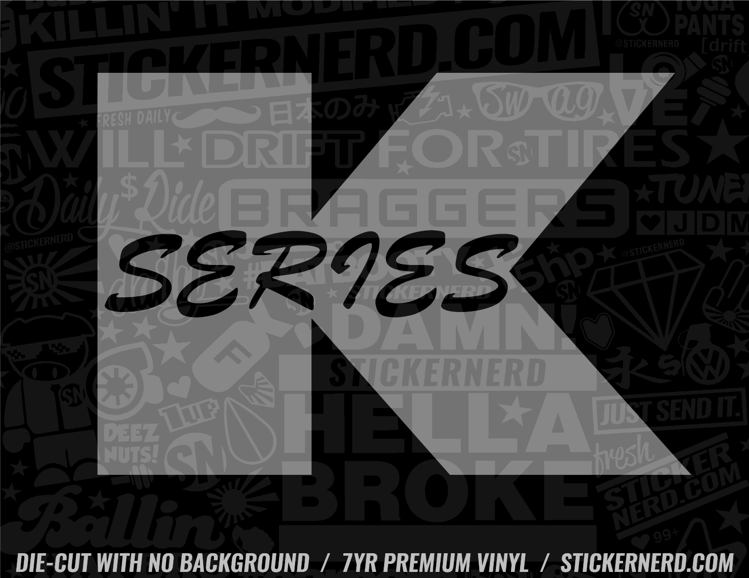 K Series Sticker - JDM Vinyl Decal for Cars & Trucks | StickerNerd.com