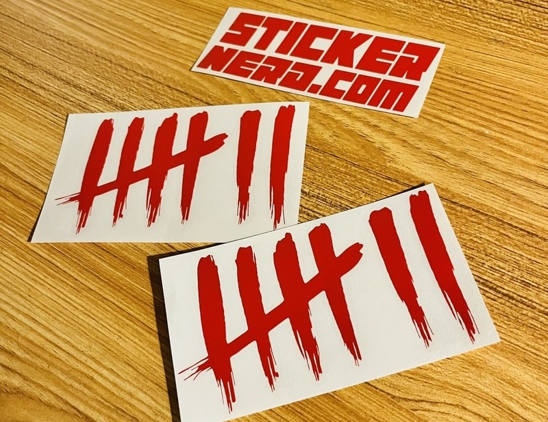 Zombie Kill Count Sticker