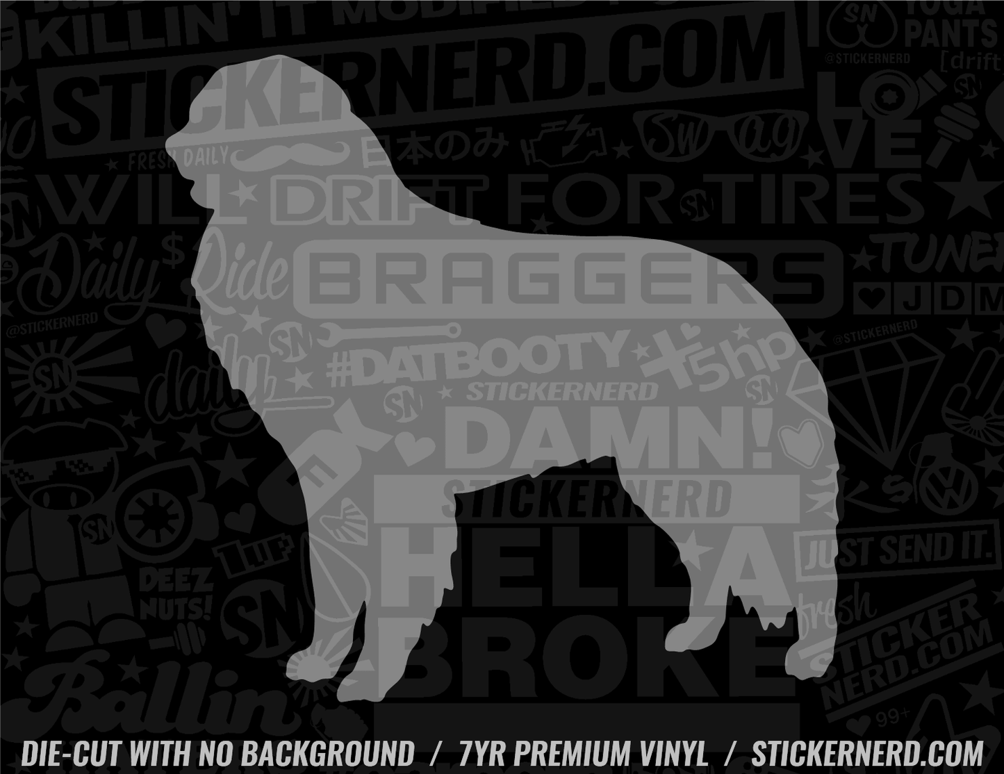 Kuvasz Dog Sticker - Window Decal - STICKERNERD.COM