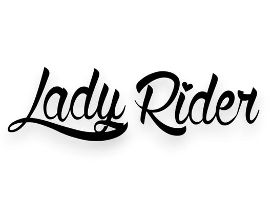 Lady Rider Sticker - Window Decal - STICKERNERD.COM