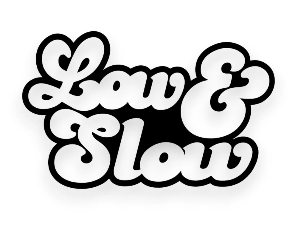 Low & Slow Sticker - Decal - STICKERNERD.COM