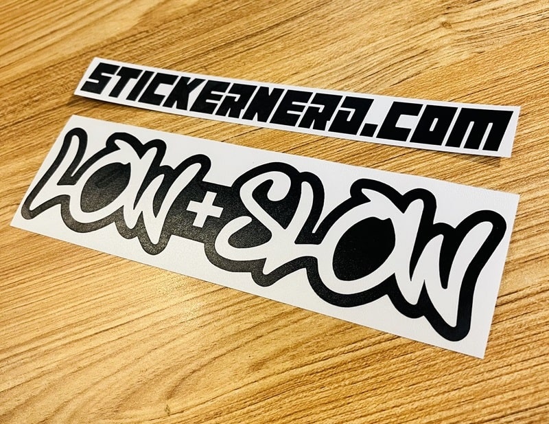 Low & Slow Sticker - Lowered Decals - Tuner Car Stickers - Jdm Kdm ...