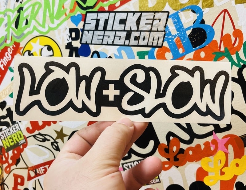 Low & Slow Sticker - Decal - STICKERNERD.COM