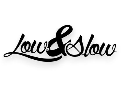 Low & Slow Sticker - Decal - STICKERNERD.COM