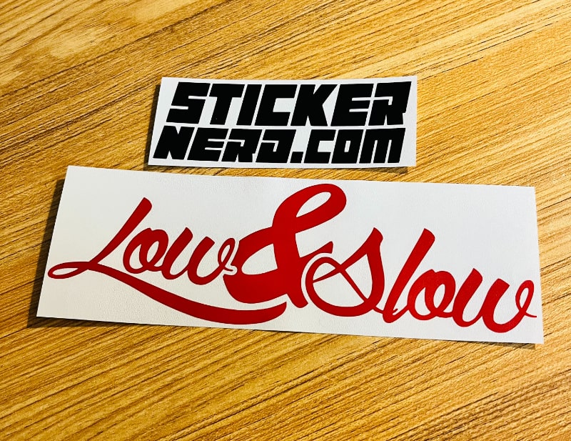 Low & Slow Sticker - Funny Lowered Decals - Jdm kdm Tuner Car Stickers ...
