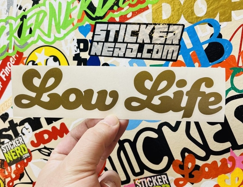 Low Hp Sticker Low Life Sticker - Tuner Car Stickers - Slammed Jdm Kdm Lowered Decals ...