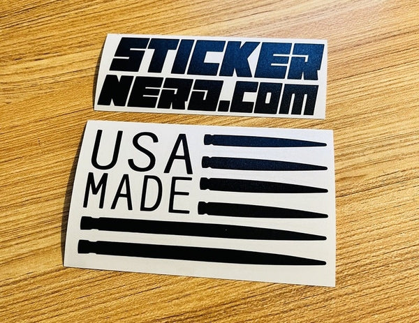 Made In USA Bullets Sticker - STICKERNERD.COM