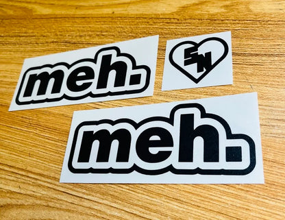 Meh Decal - Window Sticker