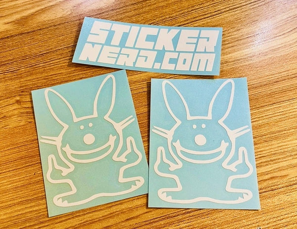 Middle Finger Rabbit Sticker