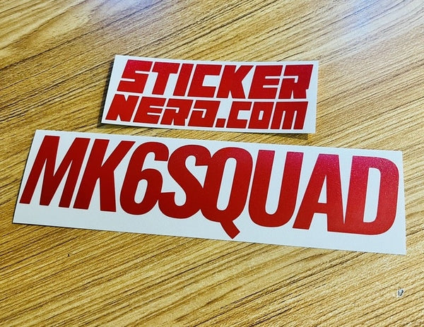 Mk6 Squad Sticker - STICKERNERD.COM