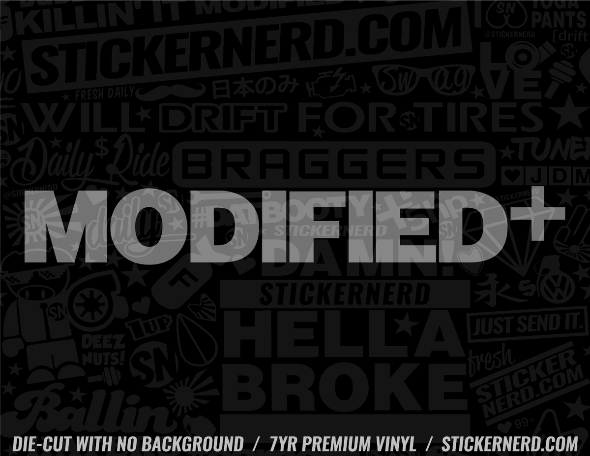 Modified + Sticker – StickerNerd.com