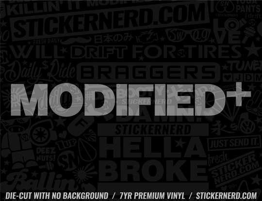 Modified + Sticker – StickerNerd.com
