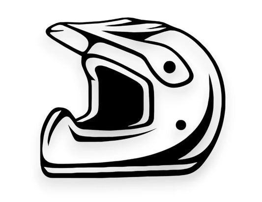 Motorcycle Helmet Sticker - Bike Decal - STICKERNERD.COM