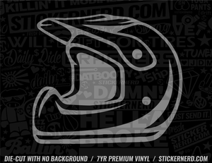 Motorcycle Helmet Sticker - Decal - STICKERNERD.COM