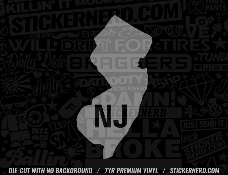 New Jersey Sticker