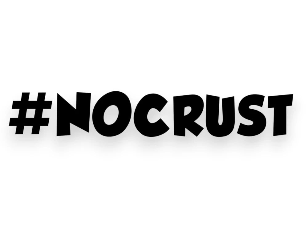 No Crust Sticker - Window Decal - STICKERNERD.COM