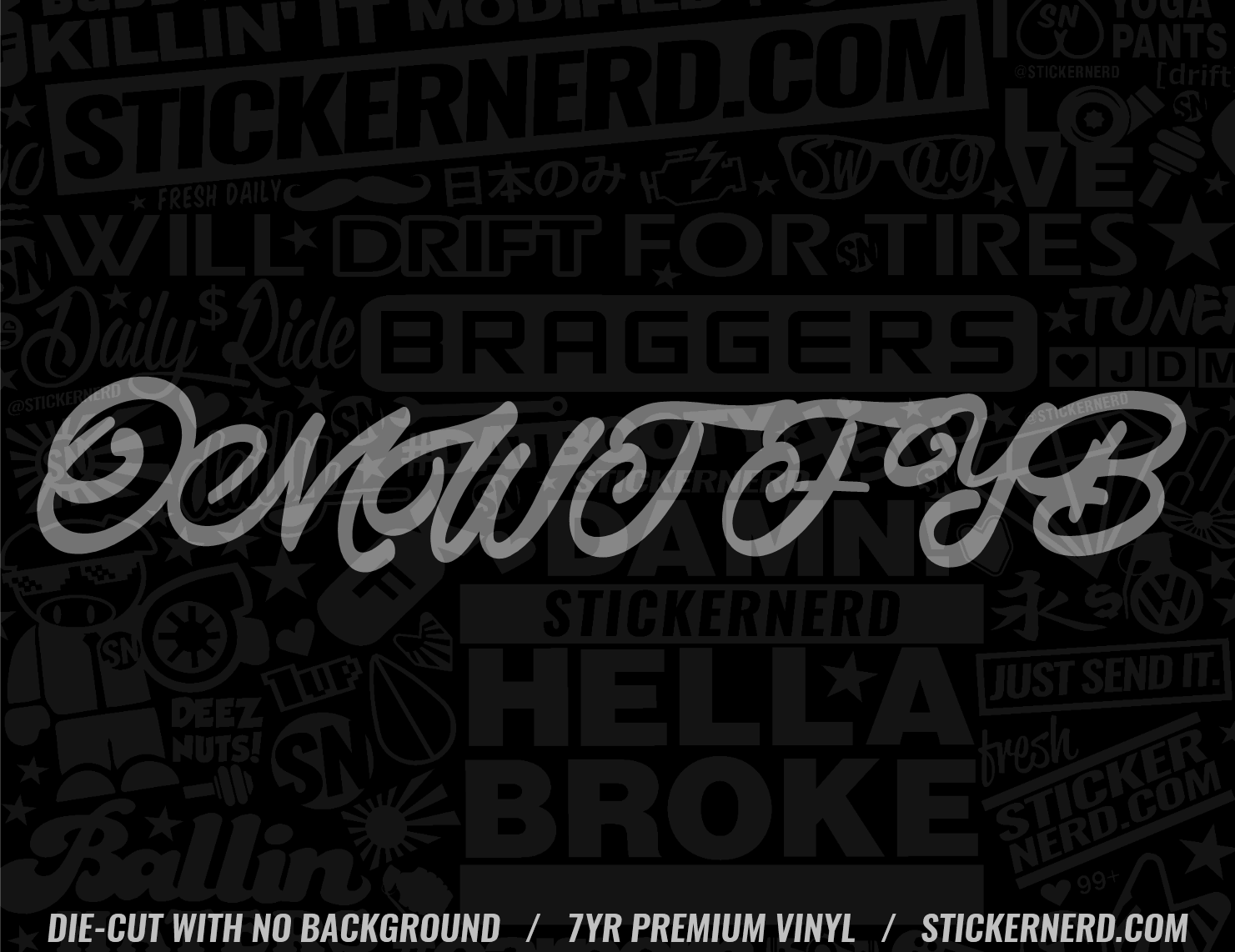 Funny Stickers, Funny Window Decals, Car Window Stickers, Humor Decal ...