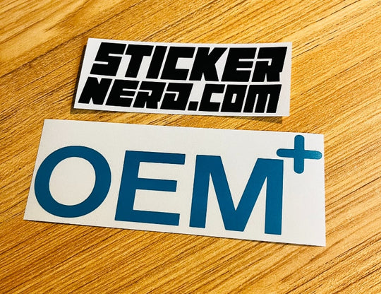 Oem Sticker - STICKERNERD.COM