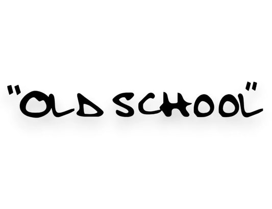 Old School Sticker - Window Decal - STICKERNERD.COM
