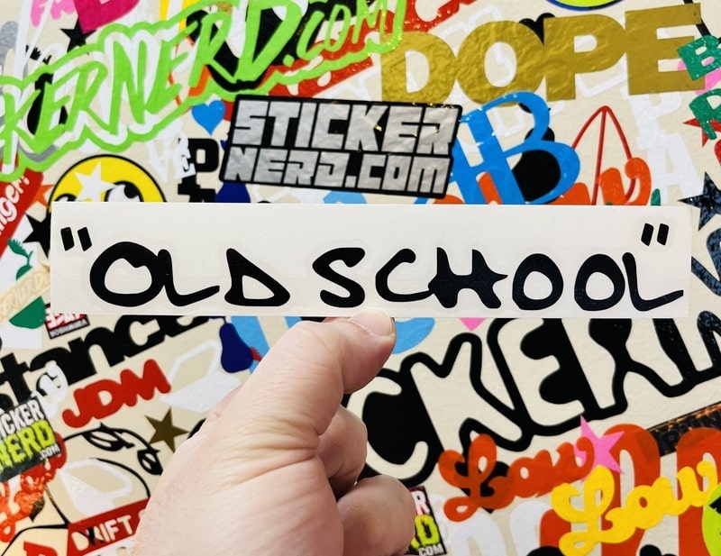 Old School Decal - STICKERNERD.COM