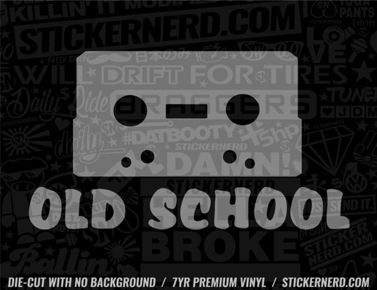 Old School Sticker - Decal - STICKERNERD.COM