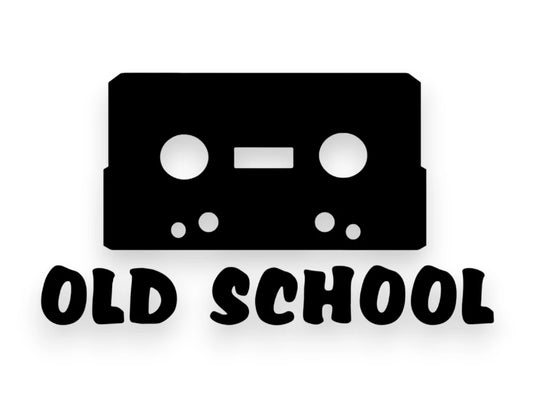 Old School Sticker - Decal - STICKERNERD.COM