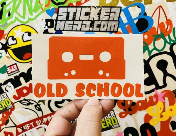 Old School Sticker - Decal - STICKERNERD.COM