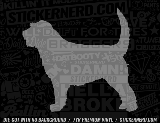 Otterhound Dog Sticker - Window Decal - STICKERNERD.COM