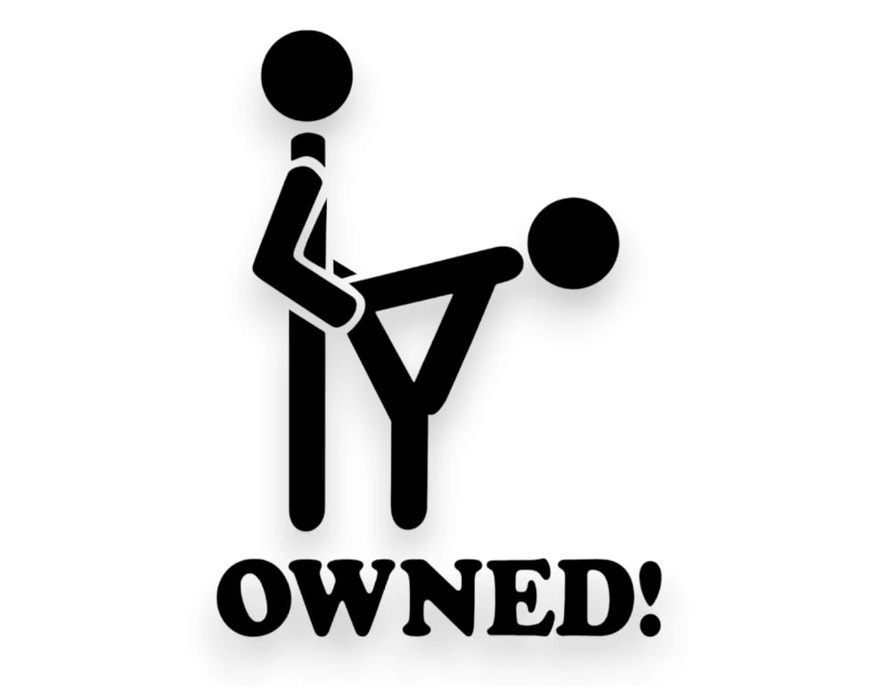 Owned Sticker - Decal - STICKERNERD.COM