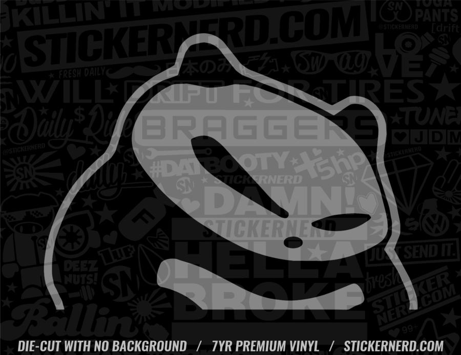 Peeker Stickers - Funny Car Window Decals & Stickers - StickerNerd ...