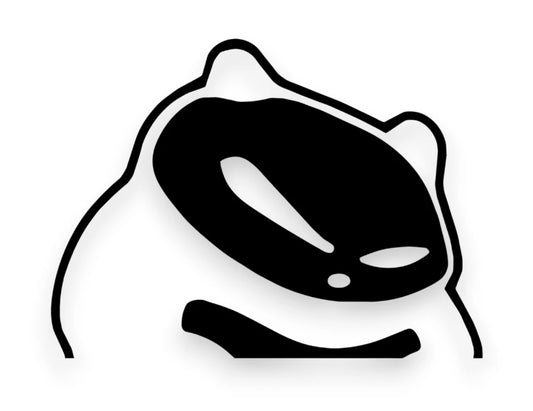 Peeking Bear Sticker - STICKERNERD.COM