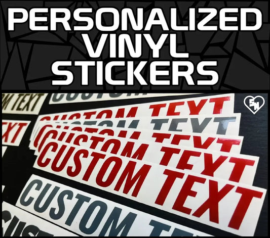 Personalized Vinyl Stickers For Car And Truck Glass Or Any Smooth Surface - StickerNerd
