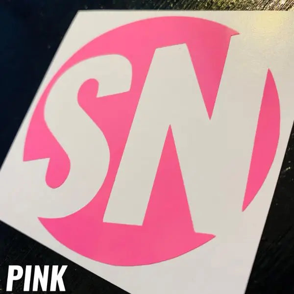 PINK STICKERS - CAR DECALS - STICKERNERD