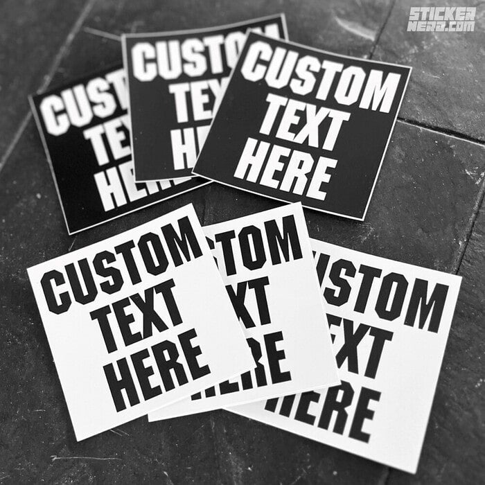 CUSTOM PRINTED STICKERS