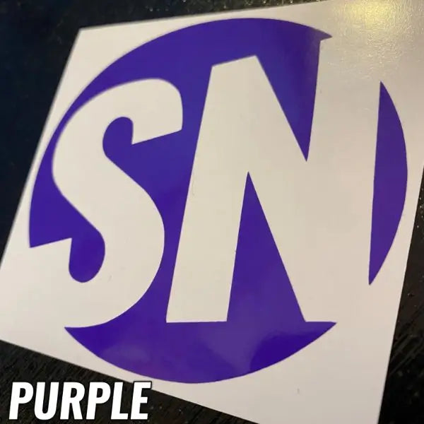 PURPLE STICKERS - CAR DECALS - STICKERNERD