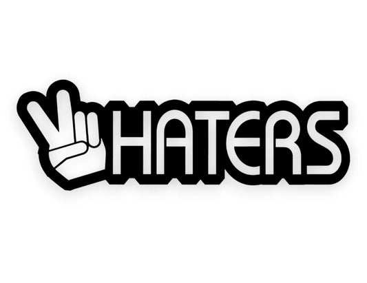 Peace Haters Sticker - Decal - STICKERNERD.COM