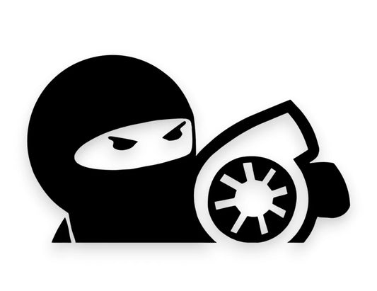 Peeking Ninja Sticker - Vinyl Decal