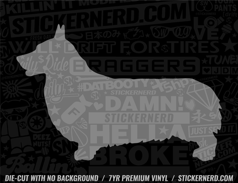 Pembroke Welsh Corgi Dog Sticker - Decal - STICKERNERD.COM