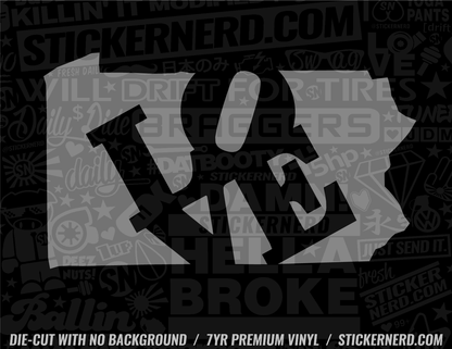Pennsylvania Love Sticker - Decal - STICKERNERD.COM