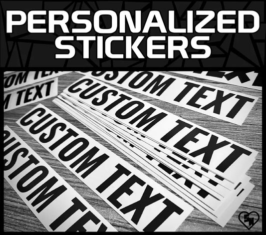 Personalized Stickers - Custom Vinyl Car Lettering Decals - Window Decals - Custom Boat Stickers
