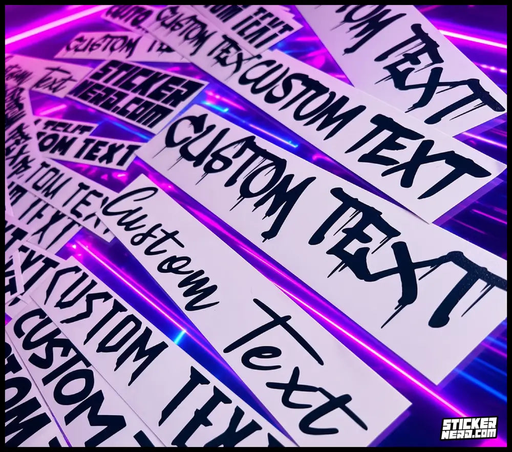 Personalized Decals For Windows - Custom Stickers