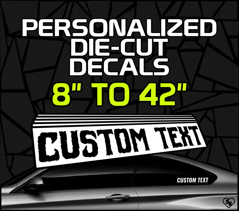 Personalized Die Cut Decals - Design Custom Stickers Online