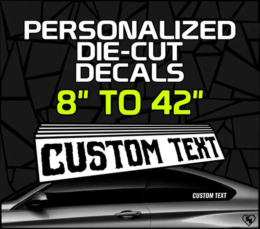 Personalized Die Cut Decals - Design Custom Stickers Online